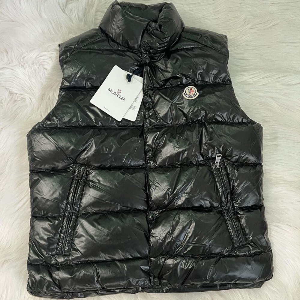 Moncler Black Down Tibb Vest